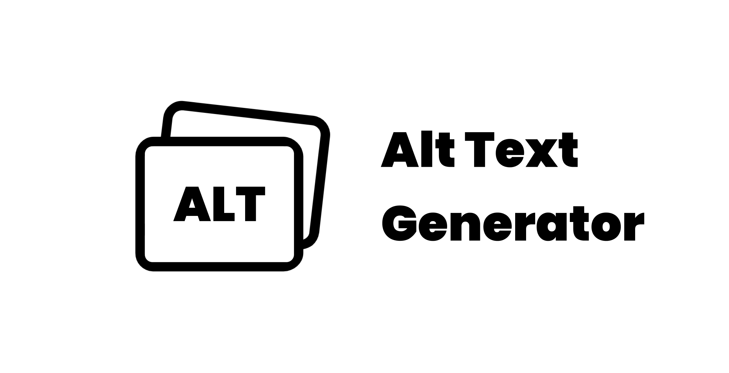 Alt Text Generator Website Banner